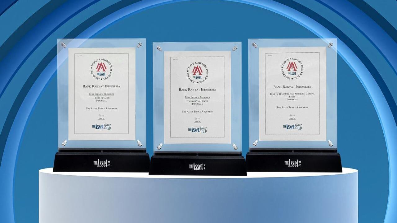 Kembali Torehkan Prestasi Global, BRI Raih Tiga Penghargaan Prestisius dari The Asset