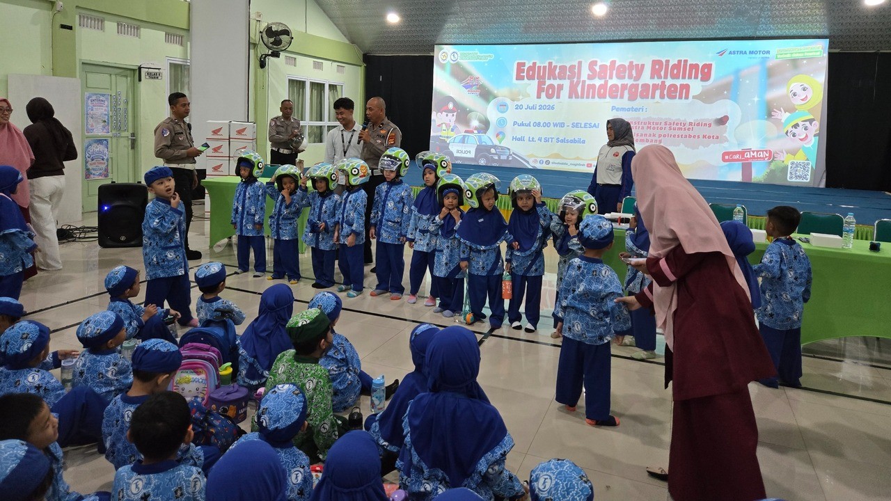 Astra Motor Sumsel Gaungkan Edukasi Safety Riding Pada Usia Dini 