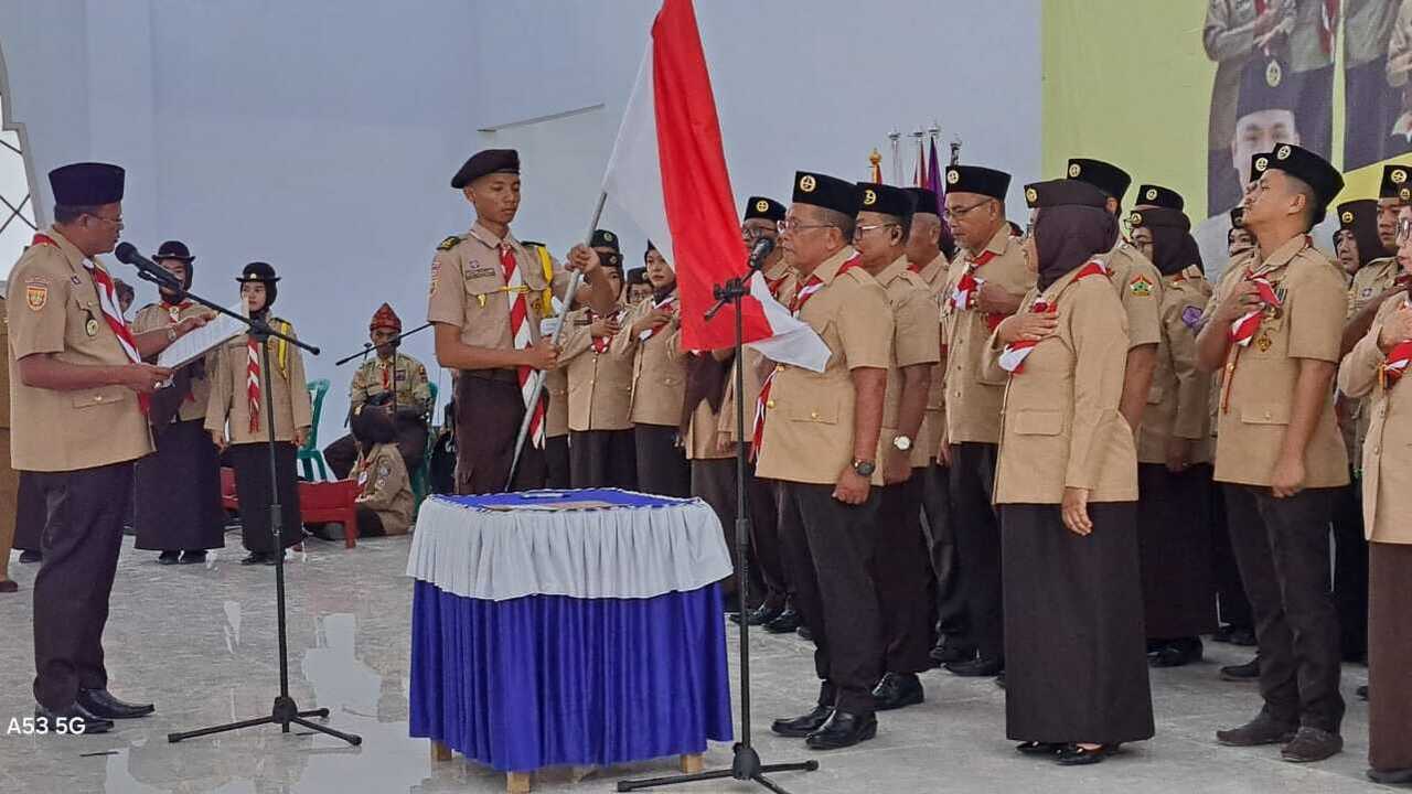 Wali Kota Prabumulih H Arlan Resmi Dilantik Jadi Ketua Majelis Pembimbing Pramuka 2025–2030