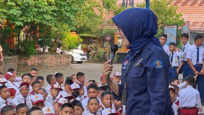 Penyuluh Hukum Kemenkumham Sumsel Sosialisasikan “Sekolah Sehat Bebas Bullying’