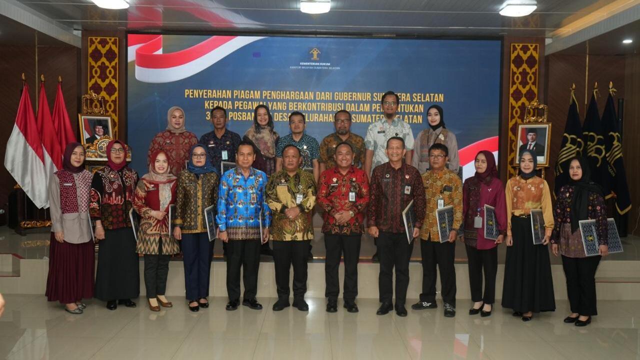 Kemenkum Sumsel Teken Komitmen Bersama dan Perjanjian Kinerja 2026