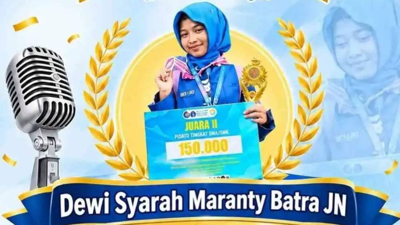Siswi SMKN 1 OKU Raih Juara II Lomba Pidato Tingkat SMA‑SMK