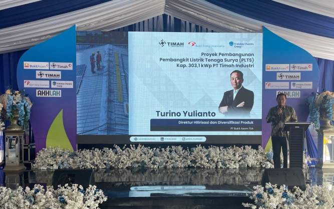 Perkuat Transisi Energi, Bukit Asam (PTBA) Hadirkan PLTS di Kawasan Industri Cilegon