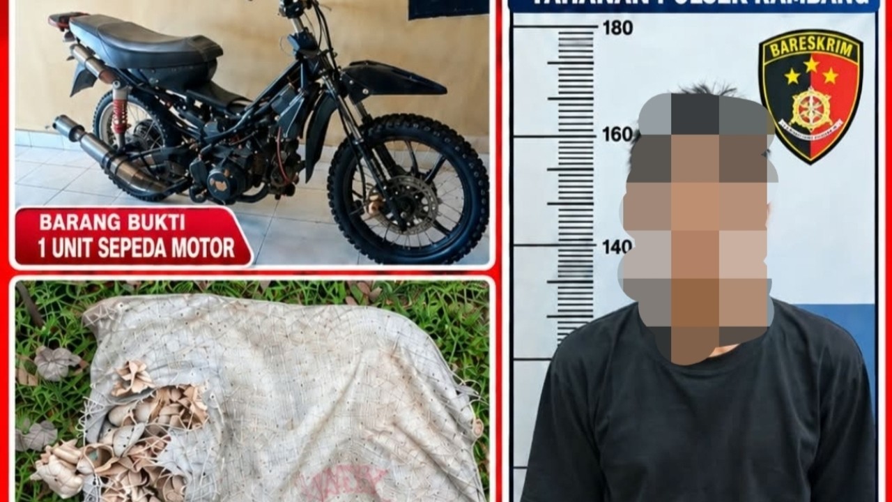 Curi 40 Kg Getah Karet, Residivis Dibekuk Polisi