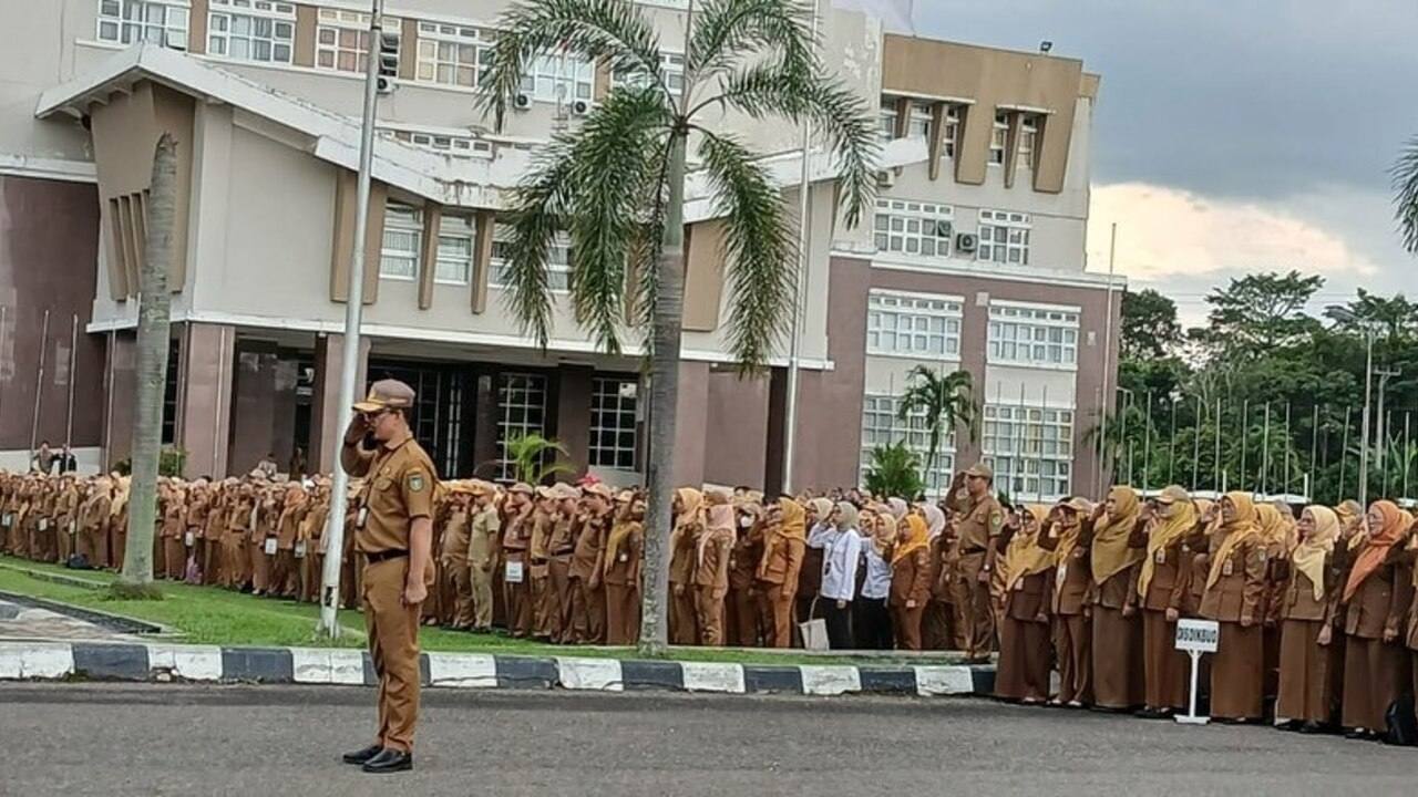 Pingsan Saat Mengikuti Apel Bulanan, ASN Prabumulih Meninggal Dunia. Wawako: Insya Allah Husnul Khotimah