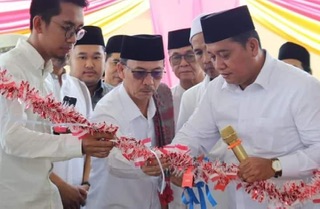 Resmikan Masjid Ponpes Darus Su’ada, Ini Kata Bupati Askolani Tentang Ponpes di Banyuasin