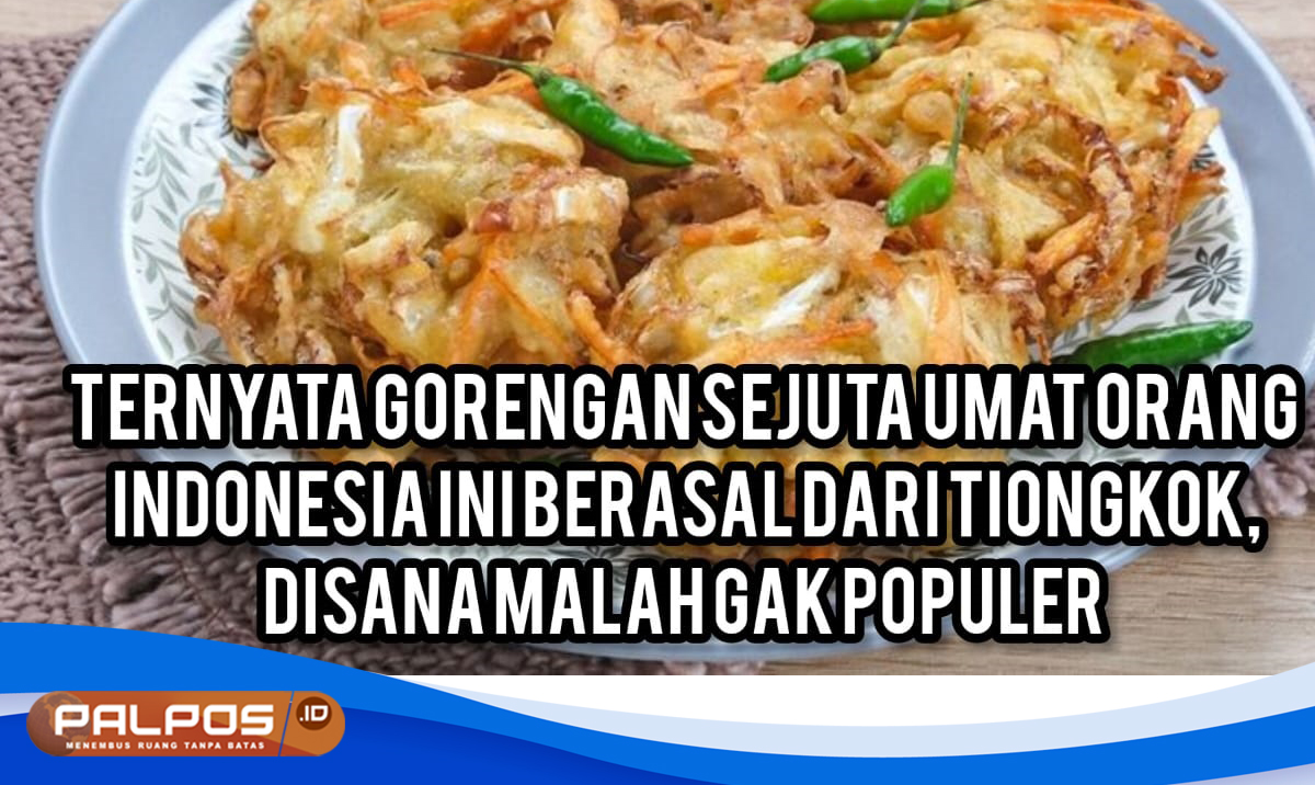 Ternyata Gorengan Sejuta Umat Ini Berasal dari Tiongkok Zaman Dinasti Qing : Di Sana Malah Gak Populer !