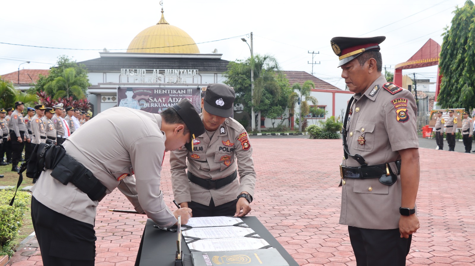 AKP Hendra Sutisna SH Jabat Kapolsek Keluang: Kapolres Muba Sampaikan 4 Pesan, Ini Pesannya