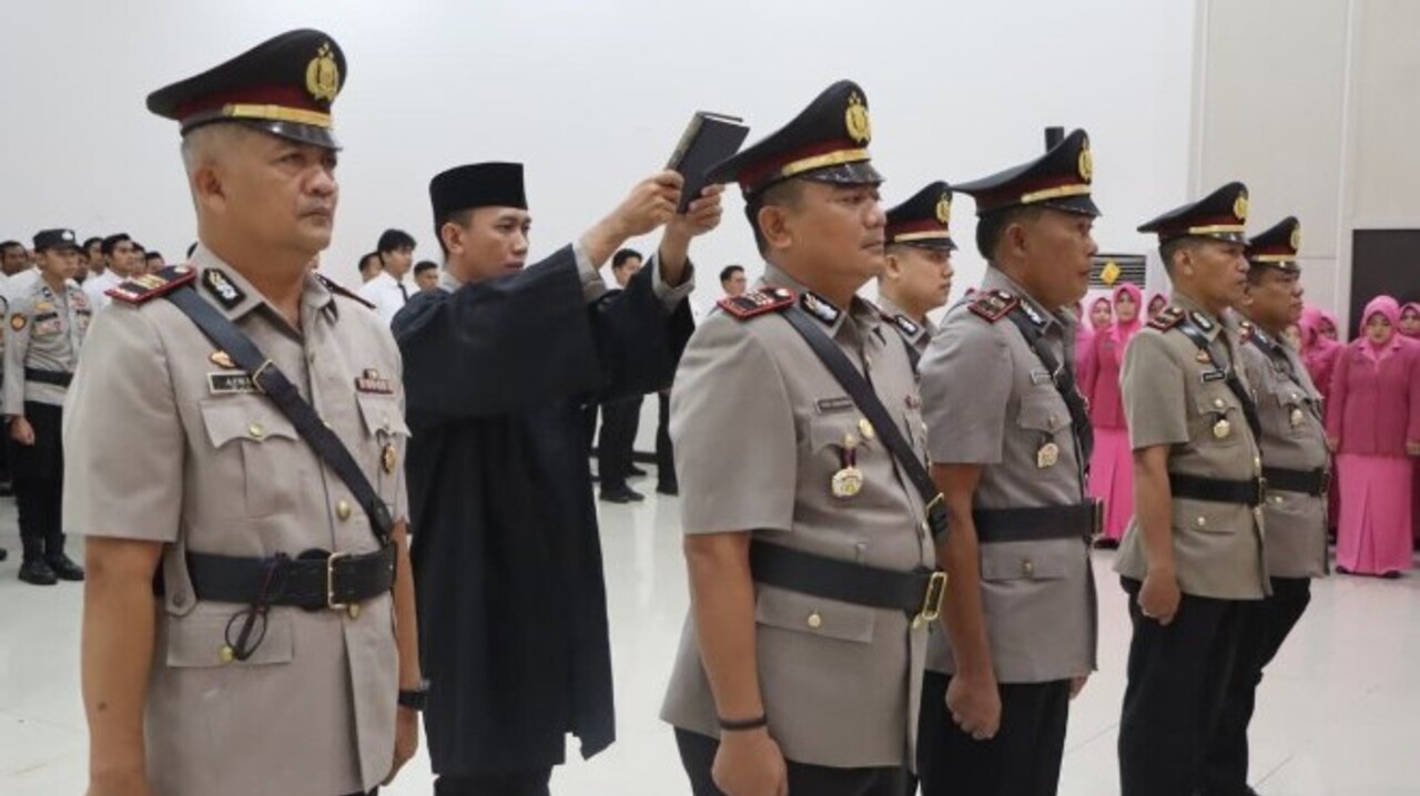 Polres OKU Kembali Lakukan Rotasi Jabatan