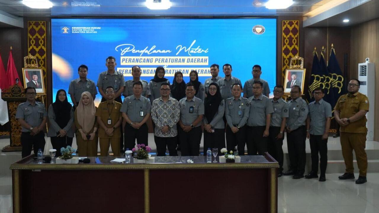 Kemenkum Sumsel Dorong Partisipasi Masyarakat dalam Pembentukan Perda