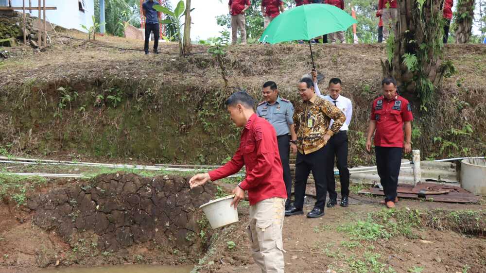 Kunjungi Lapas Lubuklinggau, Kakanwil Kemenkumham Sumsel Tinjau Pembangunan Gedung dan SAE