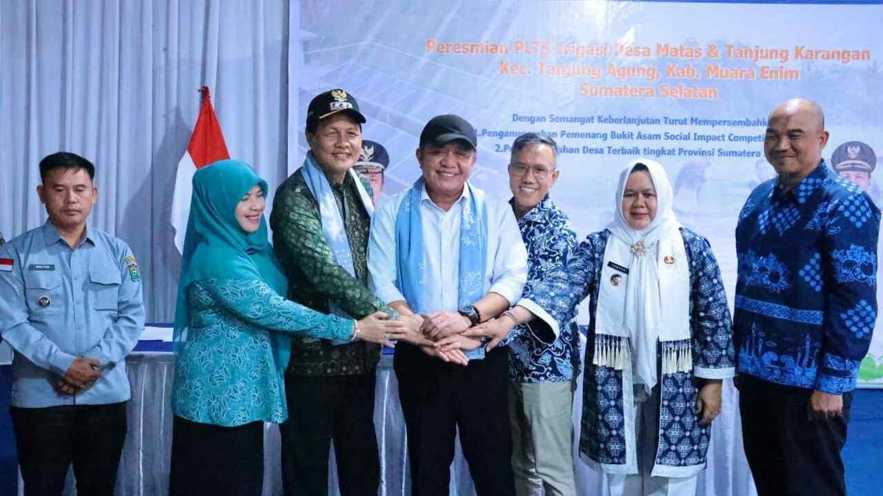 Dongkrak Pertanian Sumsel, Gubernur Herman Deru Resmikan Dua PLTS Irigasi di Muara Enim