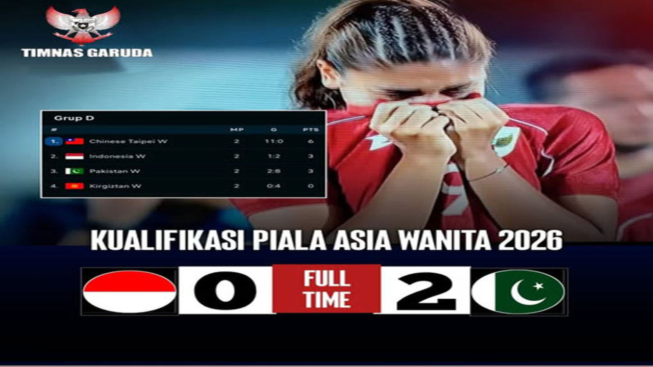 Kalah 0-2 dari Pakistan, Timnas Putri Indonesia Wajib Menang Lawan Chinese Taipei 