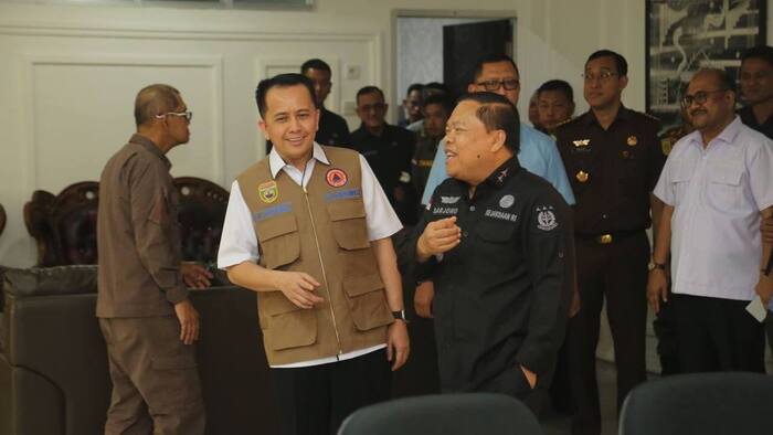 Perkuat Kolaborasi dengan Forkopimda, Pj Gubernur Sumsel Tinjau Fasilitas PTSP dan Ruang Bidang Pidana Militer