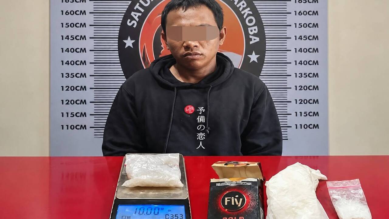 Bawa Sabu 10 Gram, Seorang Petani di Cambai Prabumulih Ditangkap Rinto Bule