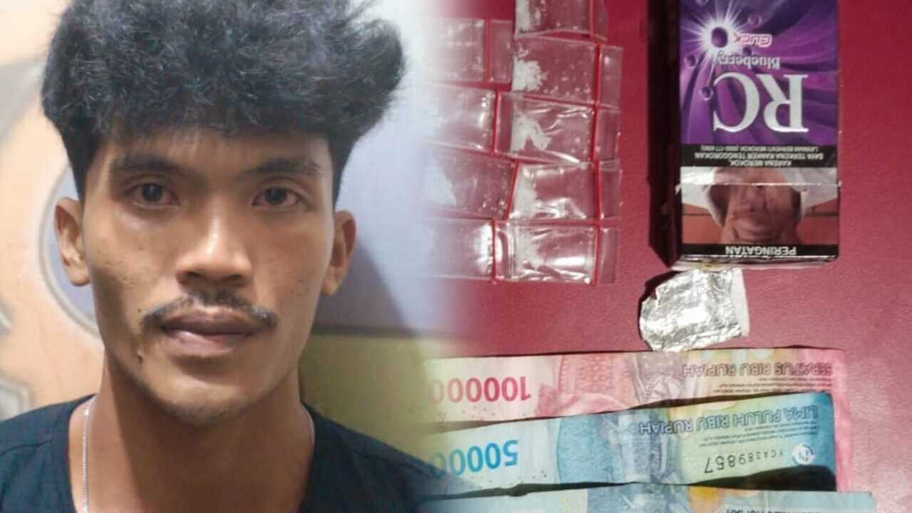 Operasi Sikat II Musi 2025, Polres Prabumulih Ciduk Buruh Lepas yang Jadi Kurir Narkoba