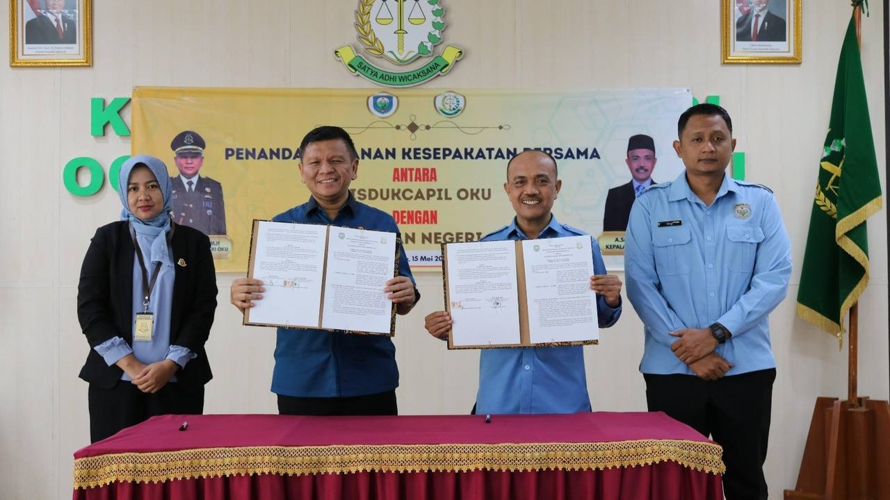 Kejari Jalin Kerjasama Dengan Disdukcapil OKU