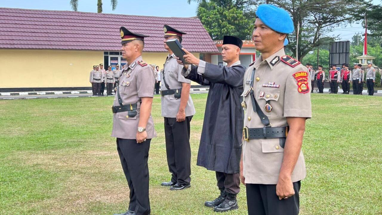 Sertijab, AKP S Batman Resmi Jabat Kasat Samapta Polres Prabumulih