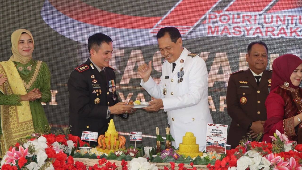 Polres Muara Enim Gelar Tasyakuran,Dukung Program Pemerintah