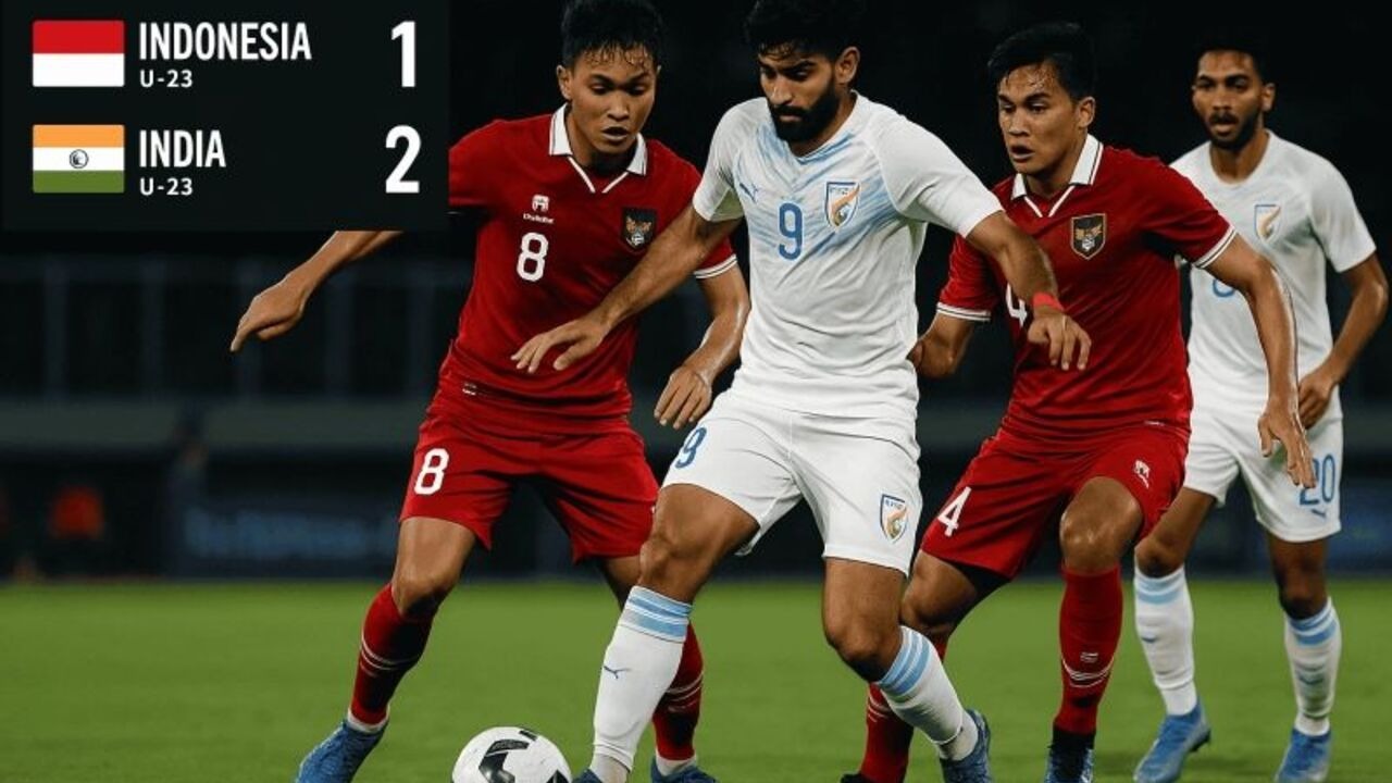 Hasil Indonesia U23 vs India U23: Garuda Muda Kalah 1-2