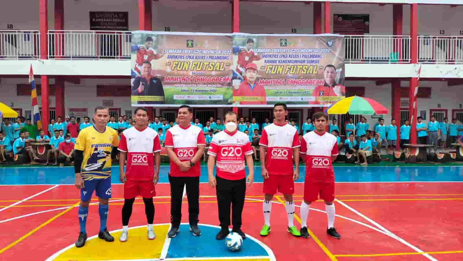LPKA Pakjo Gelar Turnamen Futsal Bersama Tim All Star Sumsel