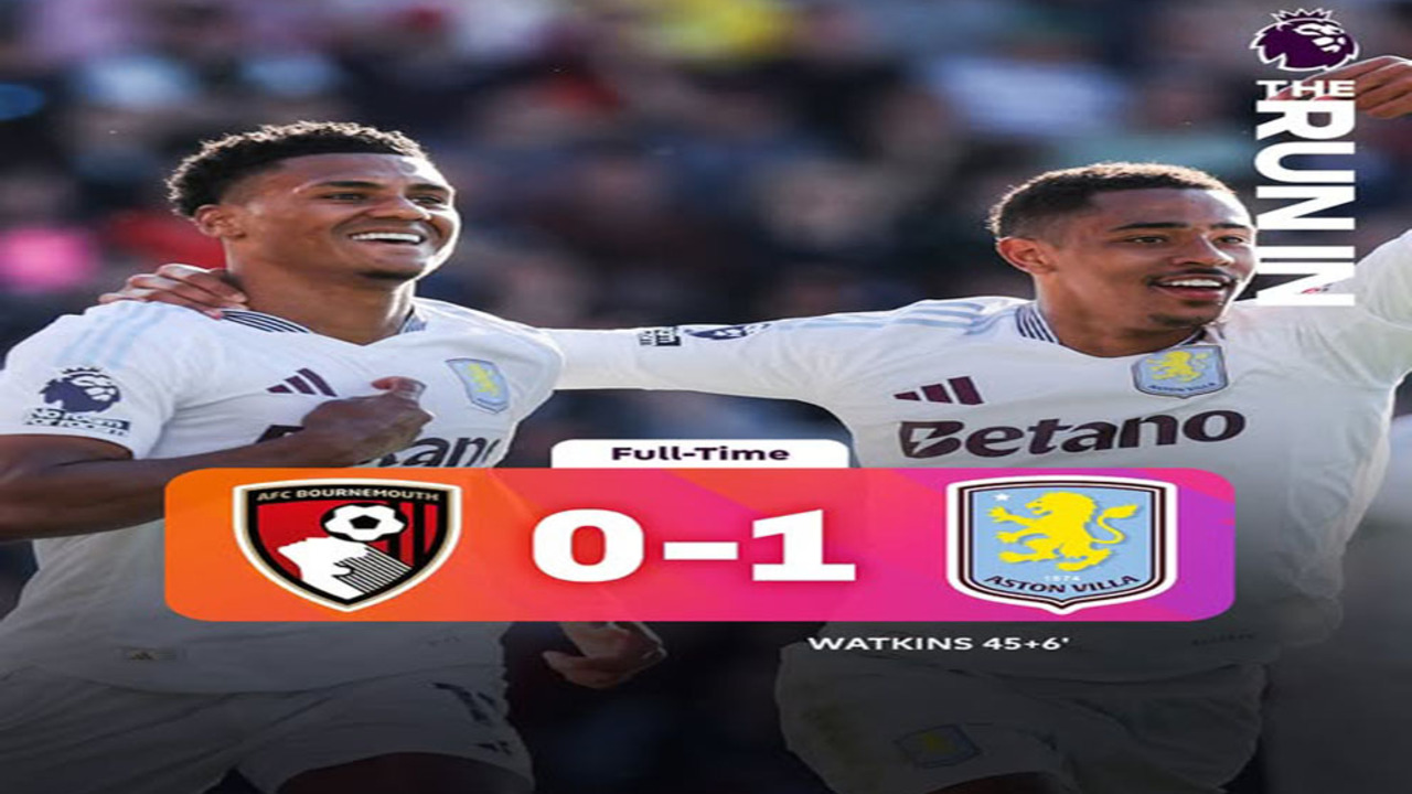 Aston Villa Bungkam Bournemouth 1-0, Jaga Harapan ke Liga Champions