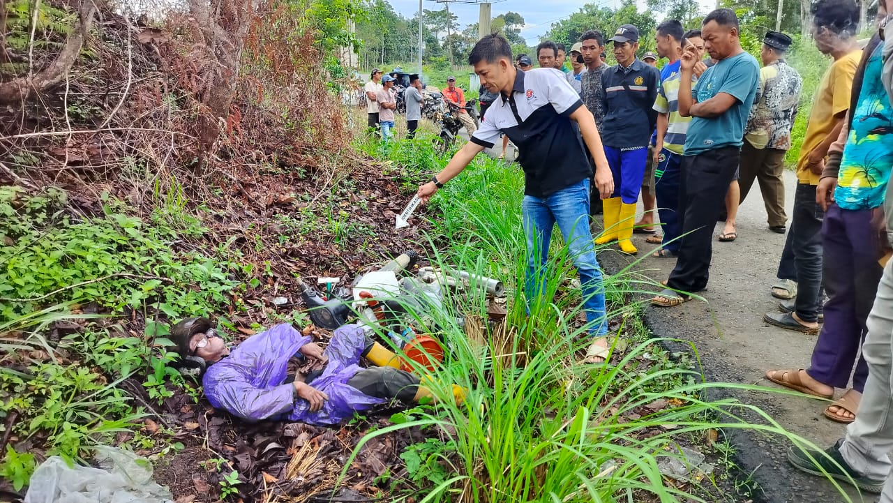 Laka Tunggal, Lansia Ditemukan Tewas