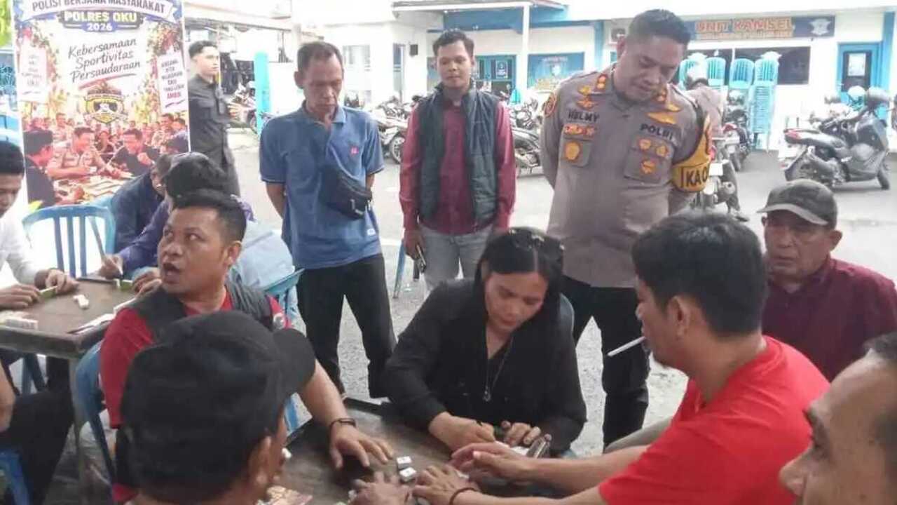 Polres OKU Gelar Lomba Gaplek dan Karaoke Bersama Masyarakat