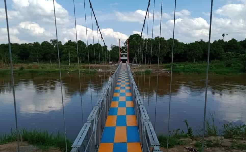 Desa Sugih Waras Kabupaten OKI Makin Instagramable Berkat Jembatan Ini! 