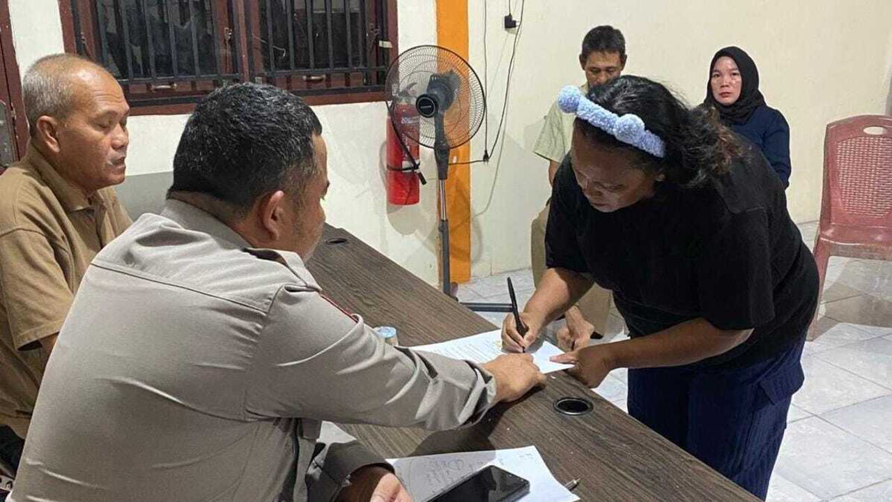 Bertikai Saat Belanja di Pasar Bedug dua warga Tanjung Batu Akhirnya Berdamai, Ini Pesan Kapolsek