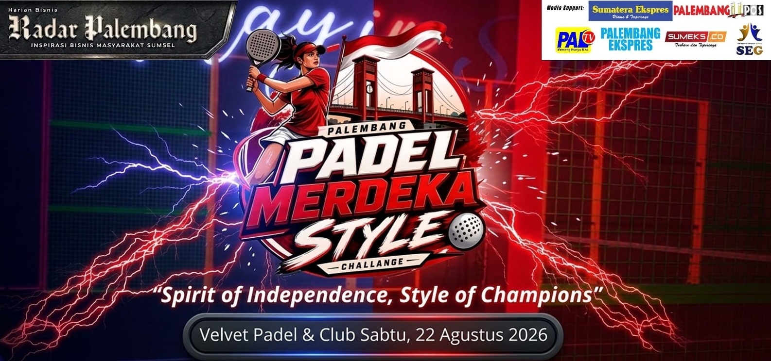 28 Tim Ramaikan Padel Merdeka Style 2026, Berikut Daftar Peserta yang Ikut Bertanding