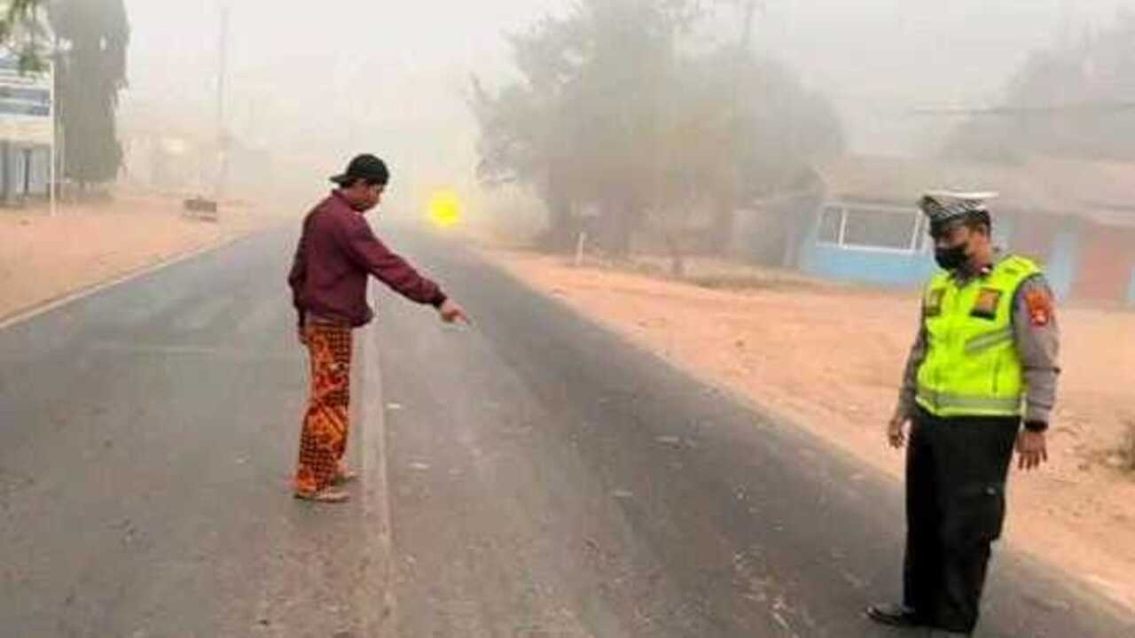 Kabut Asap Diduga Picu Kecelakaan Maut, Suryani Tewas Ditabrak Avanza di Ogan Ilir