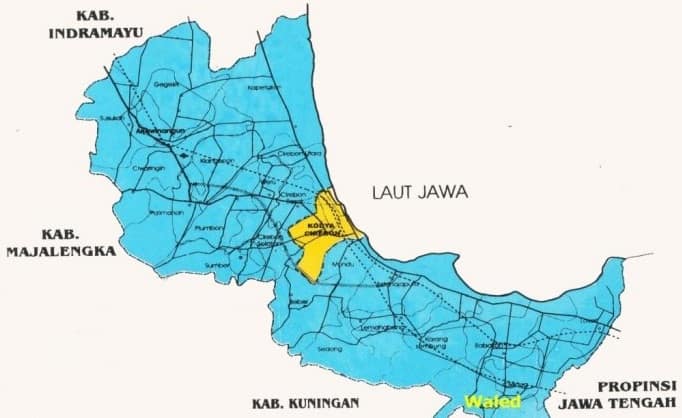 Ini Batas Wilayah Kabupaten Cirebon Calon Ibukota Provinsi Cirebon Pemekaran Provinsi Jawa Barat