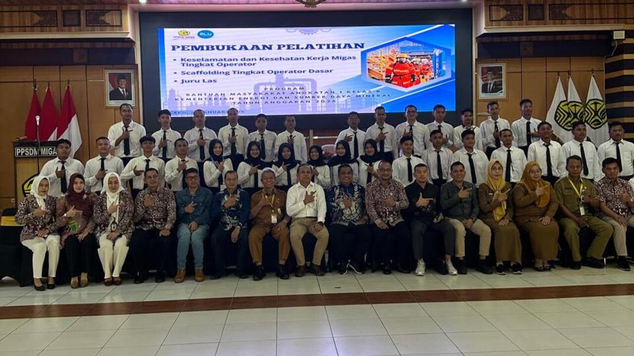 15 Generasi Unggul Muba Ikuti Pelatihan Spesialis Migas di PPSDM Cepu 