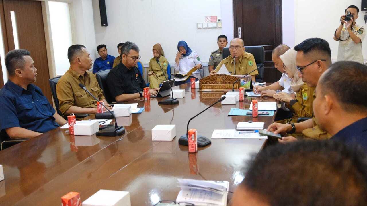 Tindak lanjut dari Laporan, Pemkab Muba Gelar Rapat Terkait Aktivitas Angkutan Batu Bara dan Pool Bengkel Kend