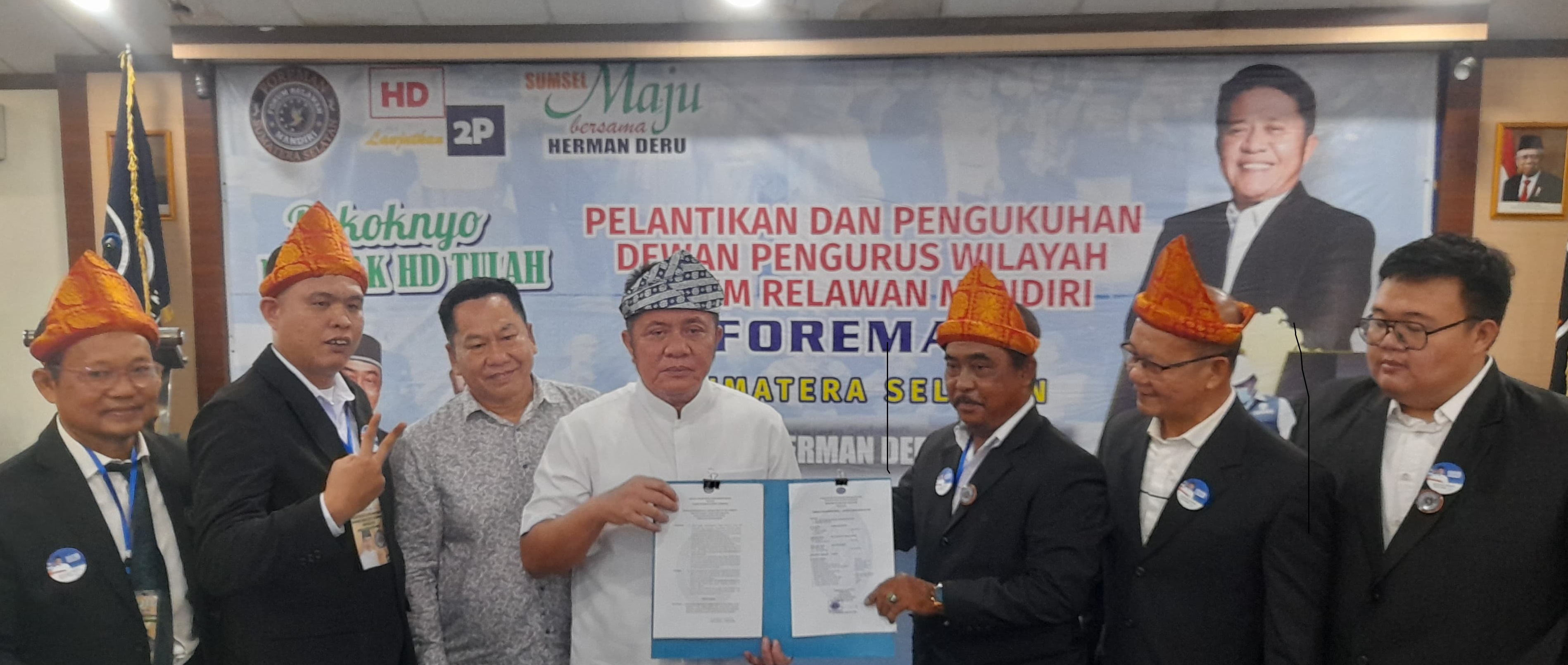 Calon Gubernur Sumsel Herman Deru Dukung Tim Relawan Foreman Sumsel: Galang Dukungan Menuju Kemenangan