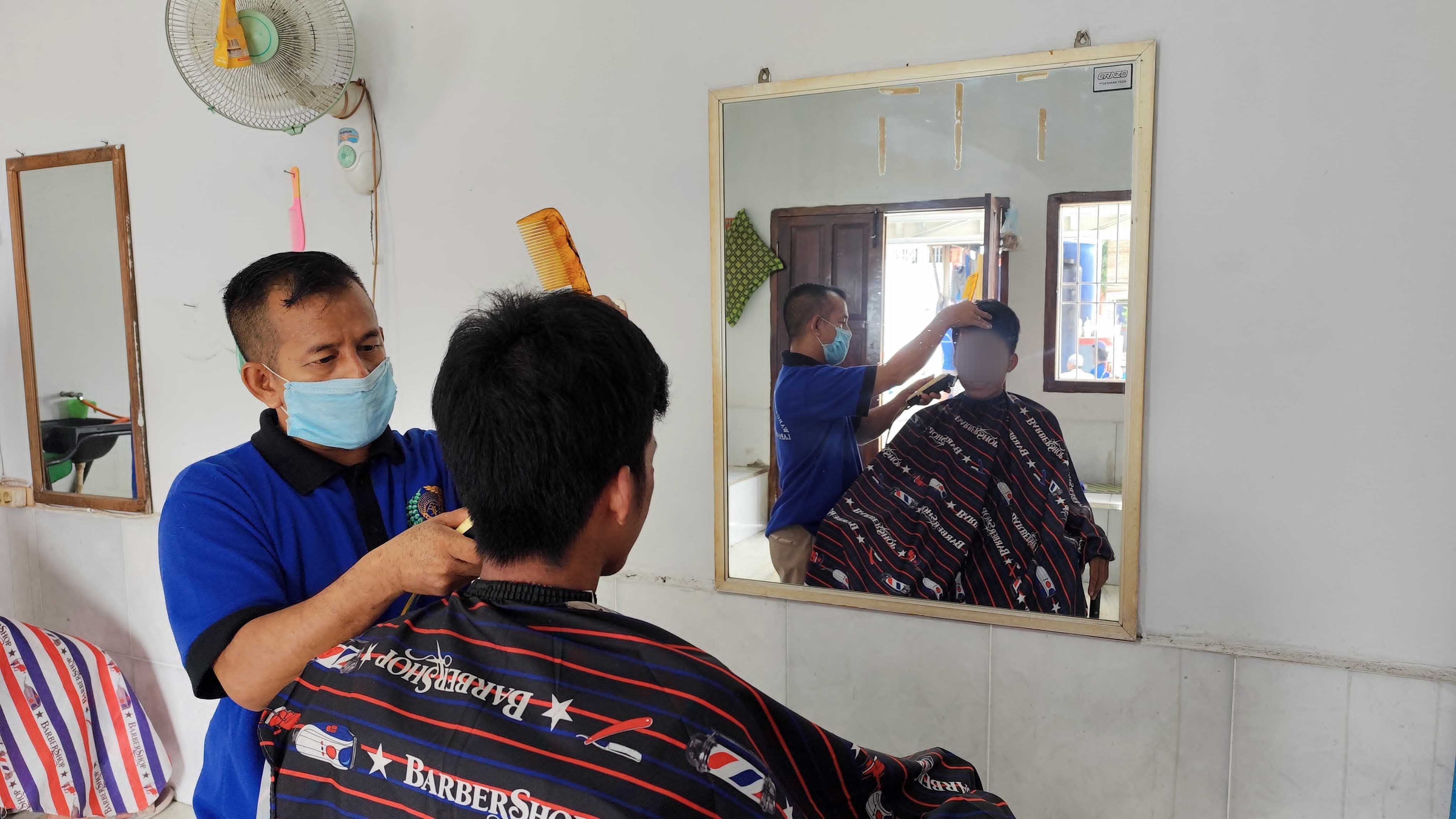 Kembangkan Potensi Warga Binaan, Lapas Sekayu Sediakan Fasilitas Barber Shop