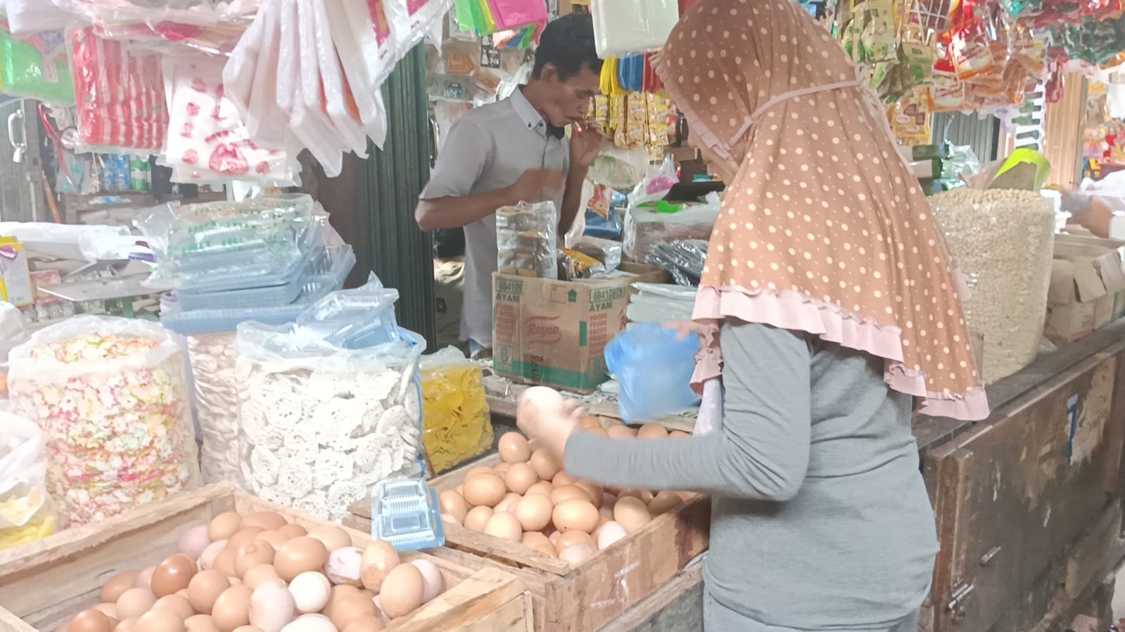 Harga Telur Ayam di Pasar Kayuagung Tembus Rp 29 Ribu/Kg