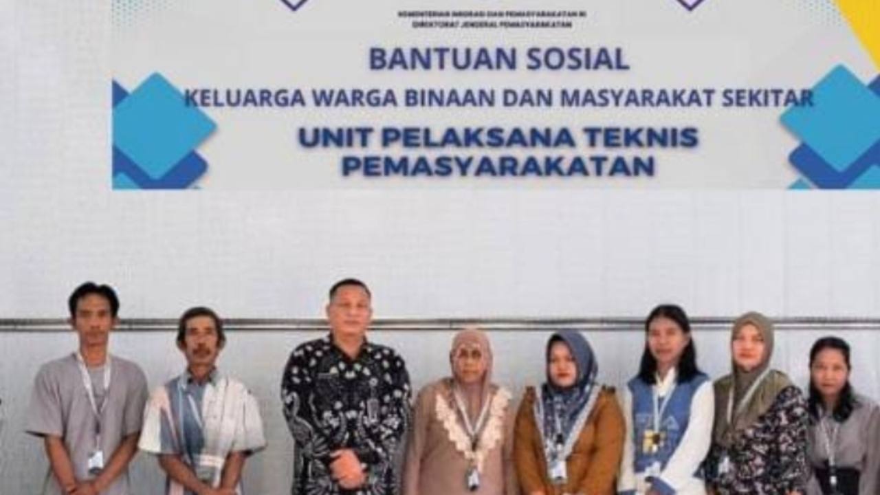 Jumat Berkah, Lapas Muara Enim Bagikan Paket Sembako