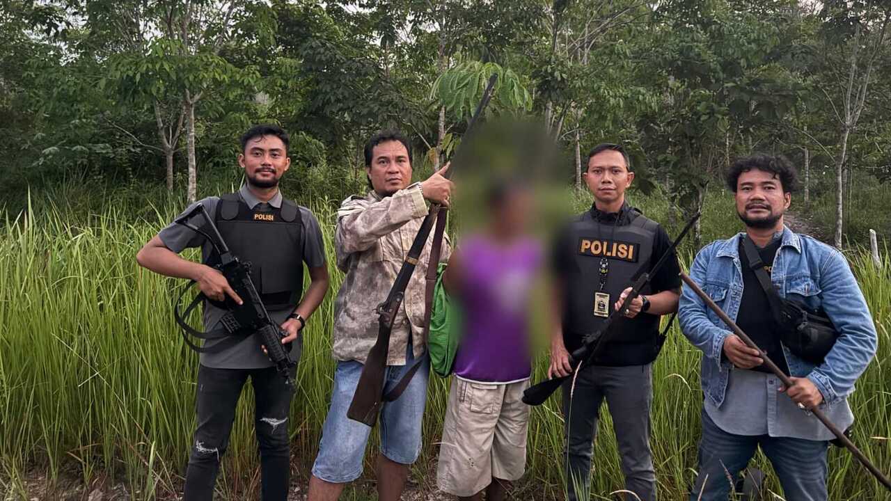 Miliki Dua Senpira Warga Sekayu diamankan Saat di Pondok Kebun