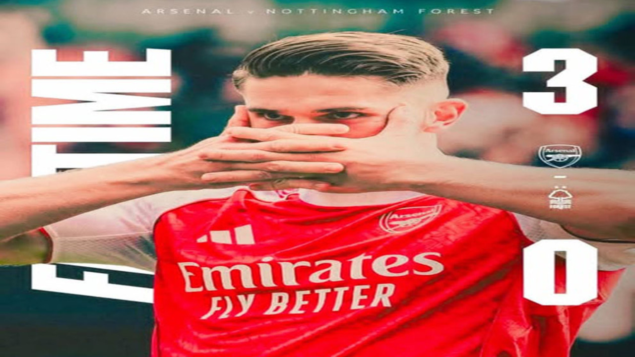 Arsenal Kalahkan Nottingham Forest 3-0