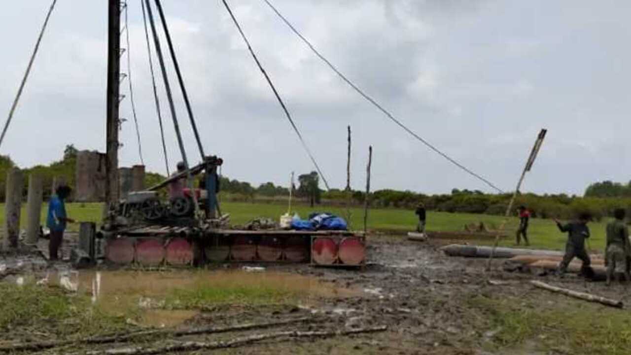 Dandim 0402/OKI-OI: Pembangunan Jembatan Gantung Sungai Dabuk di Desa Embacang Terus Dikebut