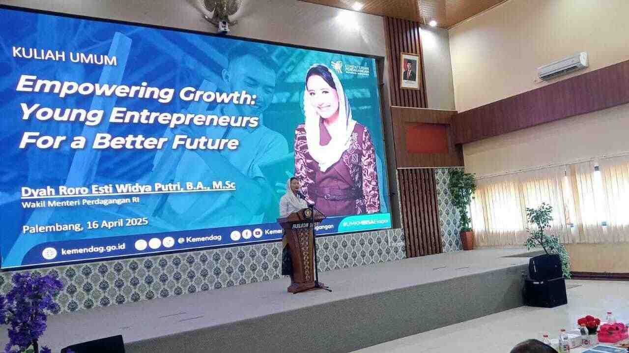 Wamendag RI Dorong Mahasiswa Universitas Sriwijaya Jadi Entrepreneur Muda Hadapi Disrupsi Global