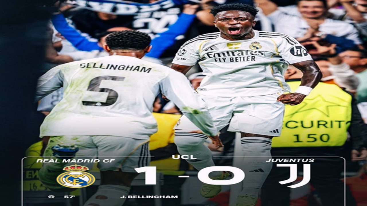 Hasil Liga Champions Eropa 2025/2026: Real Madrid Tumbangkan Juventus 1-0