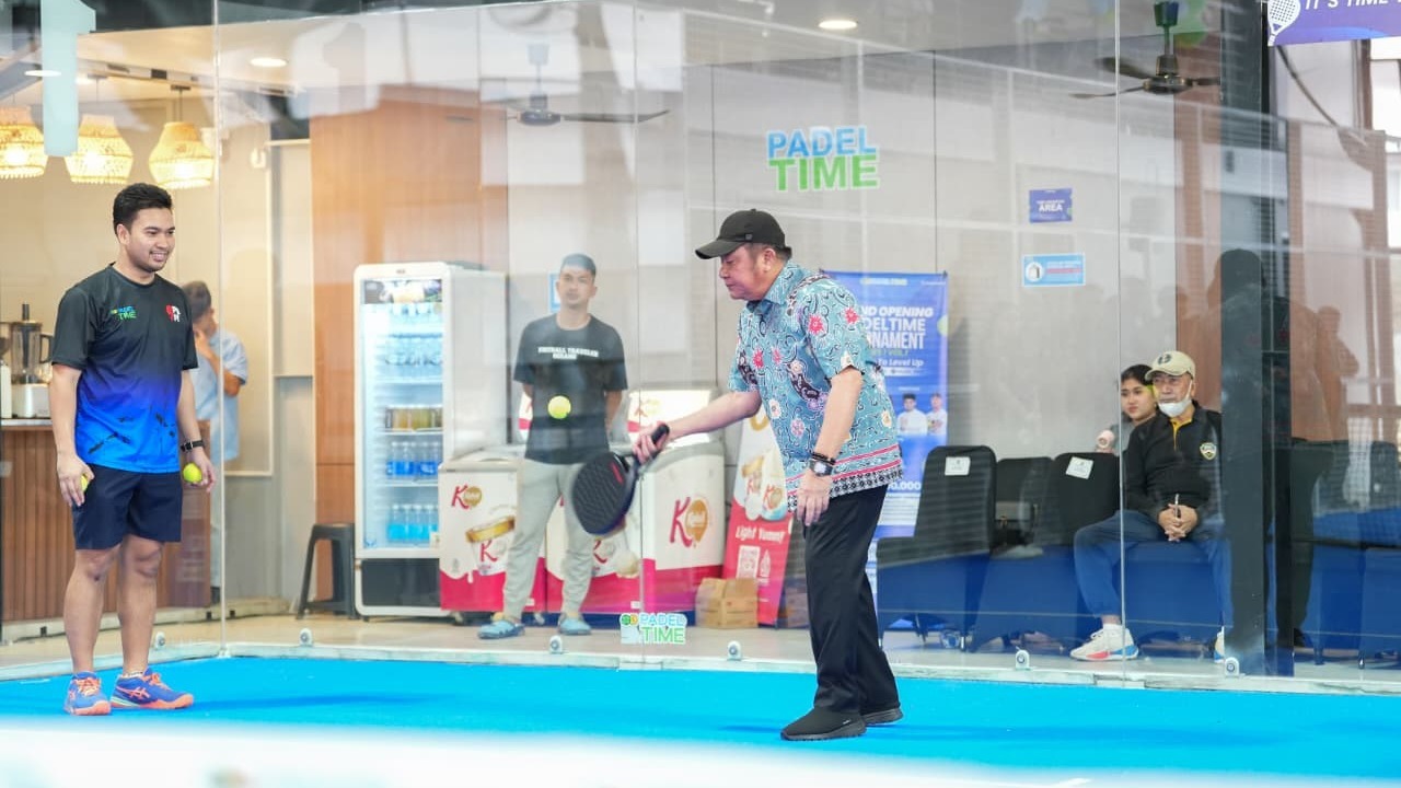 Herman Deru Buka Turnamen Padel Perdana, Palembang Siap Jadi Pusat Padel Sumsel.