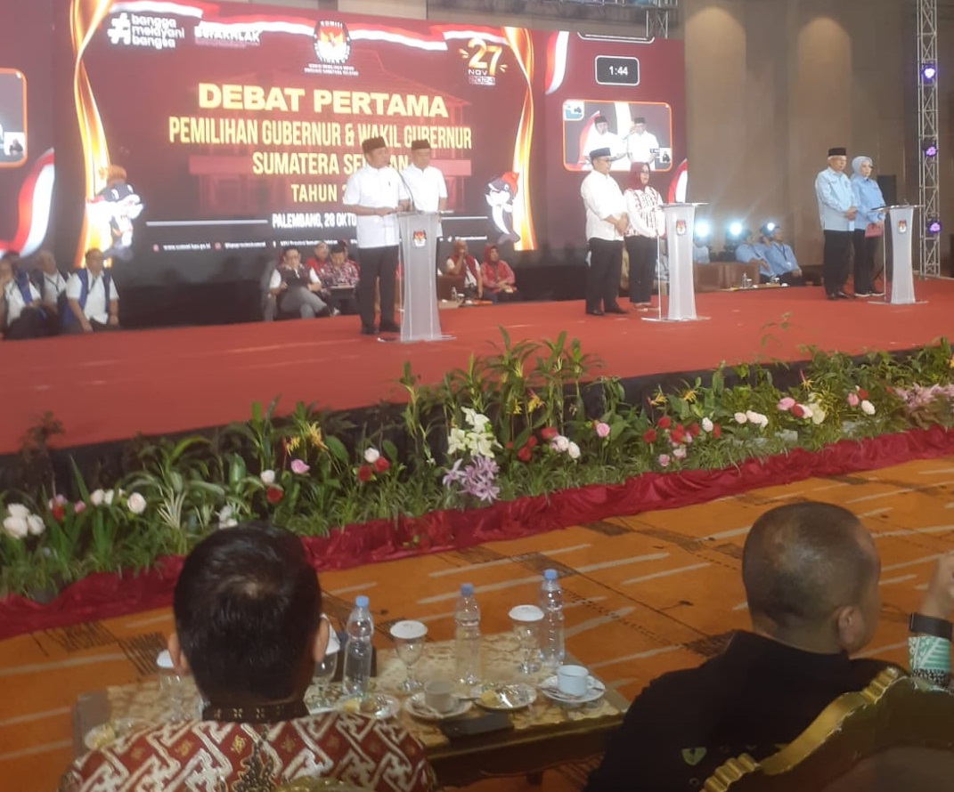 Debat Pilgub Sumsel 2024: Herman Deru Perkuat Komitmen Sumsel Zero Konflik Melalui Toleransi dan Pembauran