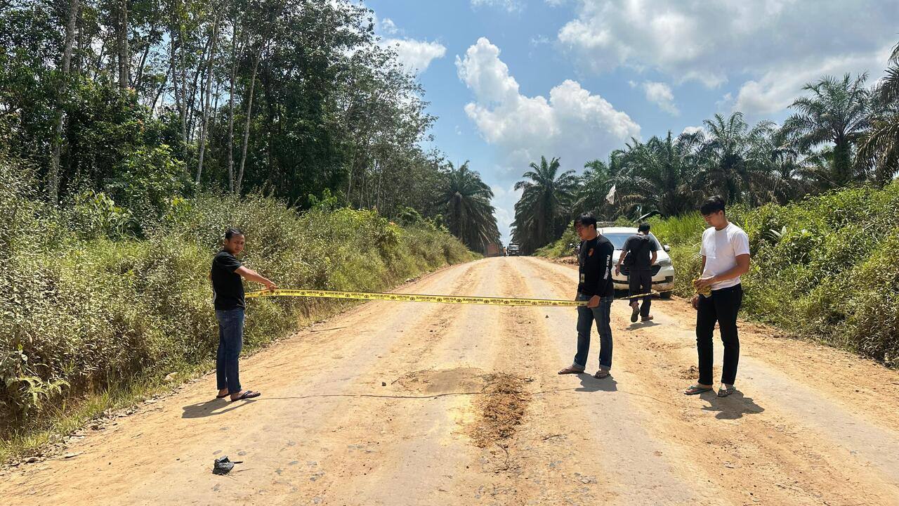 Polisi Buru Pelaku tewasnya Sopir Truk Minyak di PT Hindoli Keluang