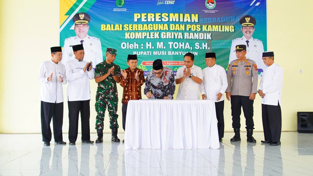 H Toha: Balai Serbaguna Hendaknya digunakan untuk Kegiatan Sosial, Keagamaan, dan Kemasyarakatan