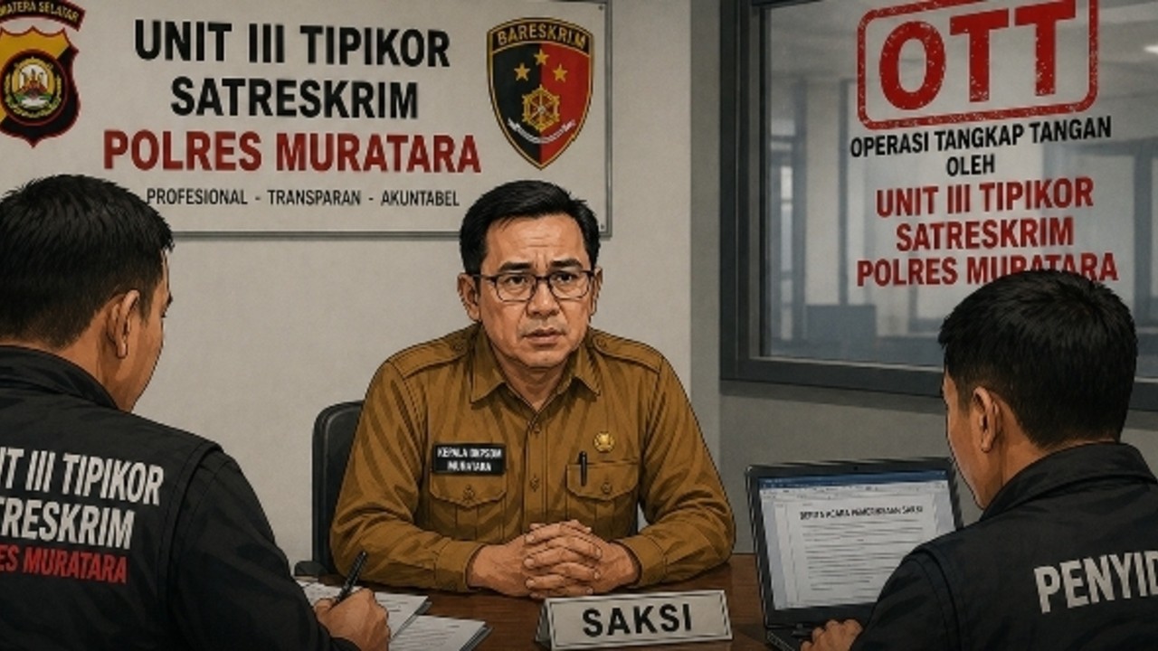 OTT Pejabat BKPSDM Muratara, Kapolres Jelaskan Status Pejabat dan Barang Bukti yang Diamankan!