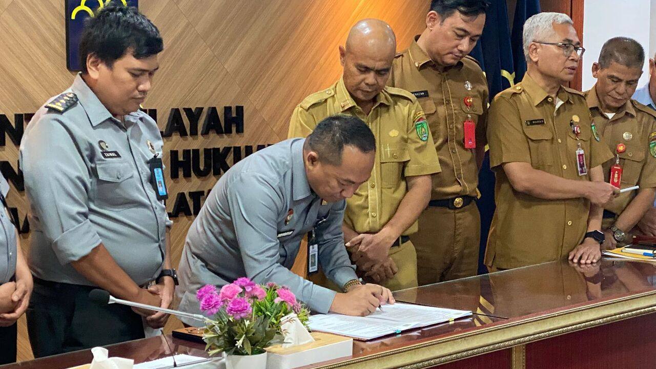 Kanwil Kemenkum Sumsel Harmonisasi 13 Raperkada Kota Prabumulih